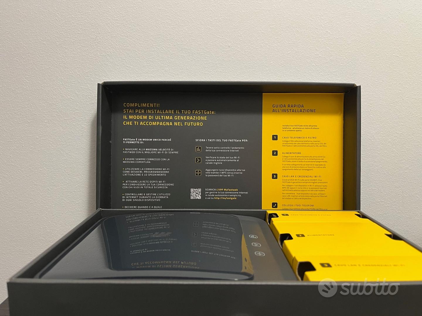 Modem Router FASTWEB FASTGate ADSL - Informatica In vendita a Torino