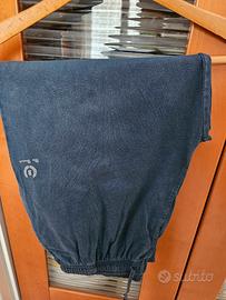 Pantaloni uomo di cotone blu taglia XL 