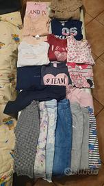 stock abbigliamento 50 pezzi bimba