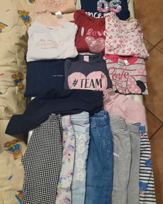 stock abbigliamento 50 pezzi bimba