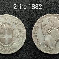 2 lire 1882