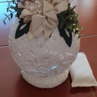 Abatjour lampada artigianale pezzo raro