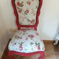 Sedia in stoffa 