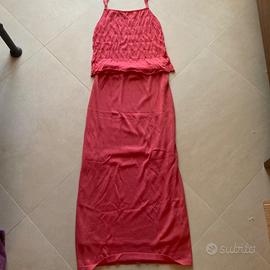 Completo in maglia gonna lunga top e cardigan