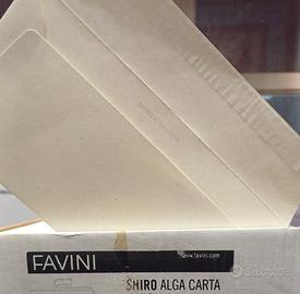 15 buste Favini Shiro Alga carta avorio 110x220