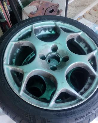 cerchi r15 gommati 195/45 tsw venom