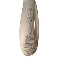 brocca  in ceramica decorata a mano