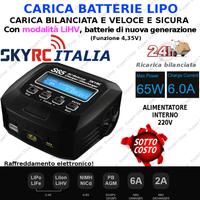 SKYRC S65 CARICABATTERIE LIPO LiHV PRO BAT litio