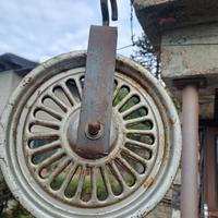 Carrucola con gancio vintage rinvio