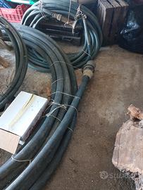 torchio da 2qt più tubi irrigazione da 40mt l'uno 