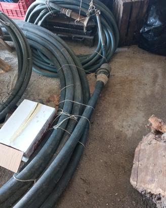 torchio da 2qt più tubi irrigazione da 40mt l'uno 