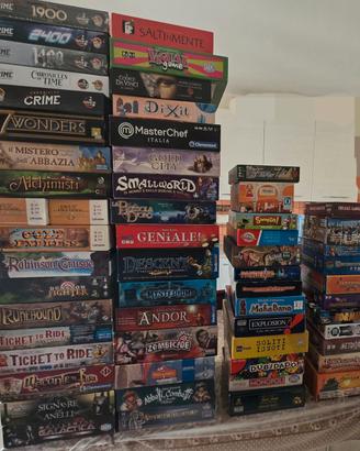 Collezione pluriennale di giochi da tavolo