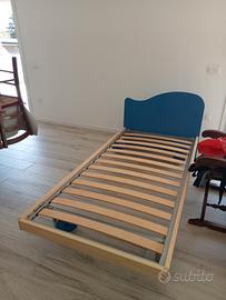 letto a deghe con ruote 