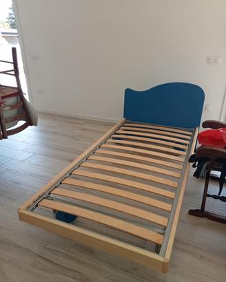letto a deghe con ruote 
