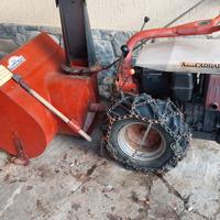 Motocoltivatore carraro con lancianeve e fresa