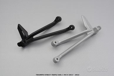 Supporto pedana STREET TRIPLE 660 765 S 2017 2022