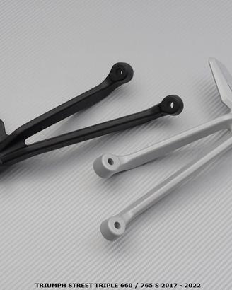 Supporto pedana STREET TRIPLE 660 765 S 2017 2022