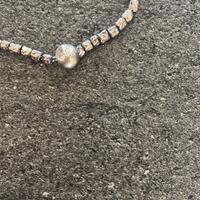 Collana di pepite pomellato dodo argento senza cuo