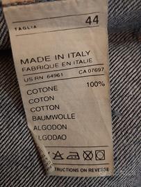 Gonna al ginocchio in jeans