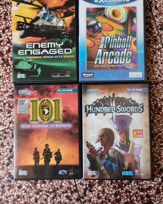 LOTTO DI 4 GIOCHI - PC CD ROM (HOBBY & WORKS)