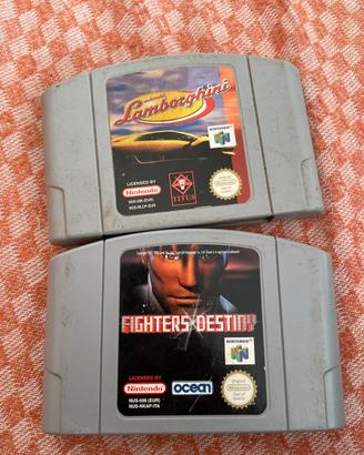 Nontendo 64- Fighters destiny- lamborghini