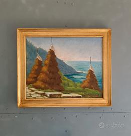 Giuseppe Felice Durando Olio Su Tela 