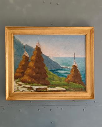 Giuseppe Felice Durando Olio Su Tela 