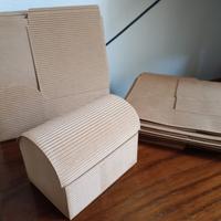 Bauletti regal bomboniere nuovi cartoncino ondulat