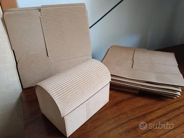 Bauletti regal bomboniere nuovi cartoncino ondulat