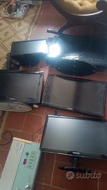 lotto di 5 monitor tele tv samsung 18-24 pollici