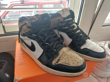 air jordan 1 black and gold