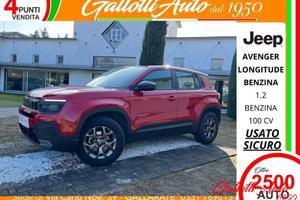 Jeep Avenger 1.2 Turbo 100 CV Longitude