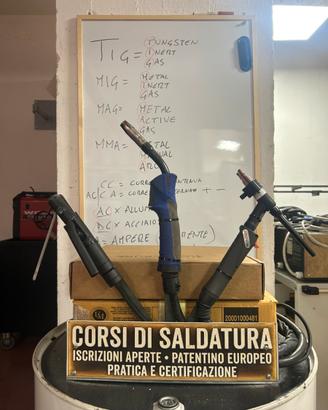 Corsi di saldatura e patentini certificazioni