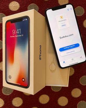 IPhone X da 256GB come nuovo
