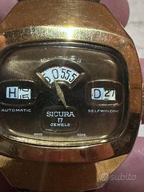 Sicura automatico Jump Hour vintage anni 70
