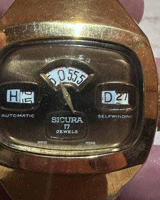 Sicura automatico Jump Hour vintage anni 70