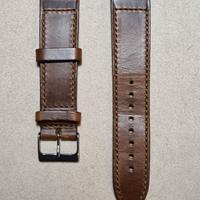 CINTURINO PER OROLOGIO IN CUOIO 22mm