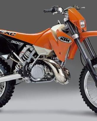 TELAIO TARGATO KTM EXC 300 2000 2001