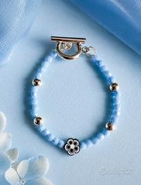 Bracciale estivo con perlina fiore