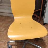 sedia Tumidei con rotelle