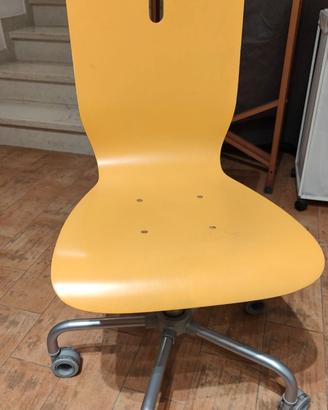 sedia Tumidei con rotelle