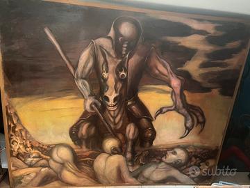 Dipinto surrealista dimensioni tela: 179x148 cm