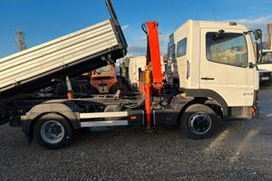 Autocarro ribaltabile con gru