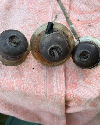 N. 3 interruttori luce vintage