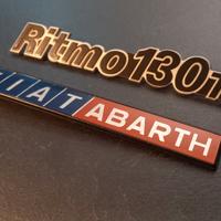 Badge Fiat Ritmo 130 TC ABARTH