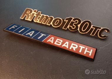 Badge Fiat Ritmo 130 TC ABARTH