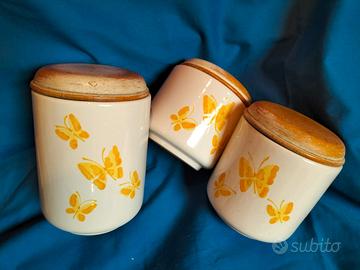 BARATTOLI DA CUCINA PORTA SALE, ZUCCHERO E CAFFE'