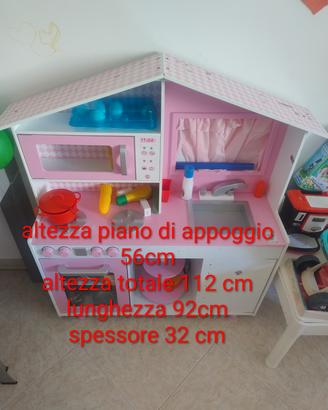 cucina gioco in legno