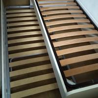 letto singolo con letto estraibile