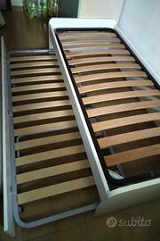 letto singolo con letto estraibile